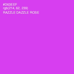 #D63EEF - Razzle Dazzle Rose Color Image
